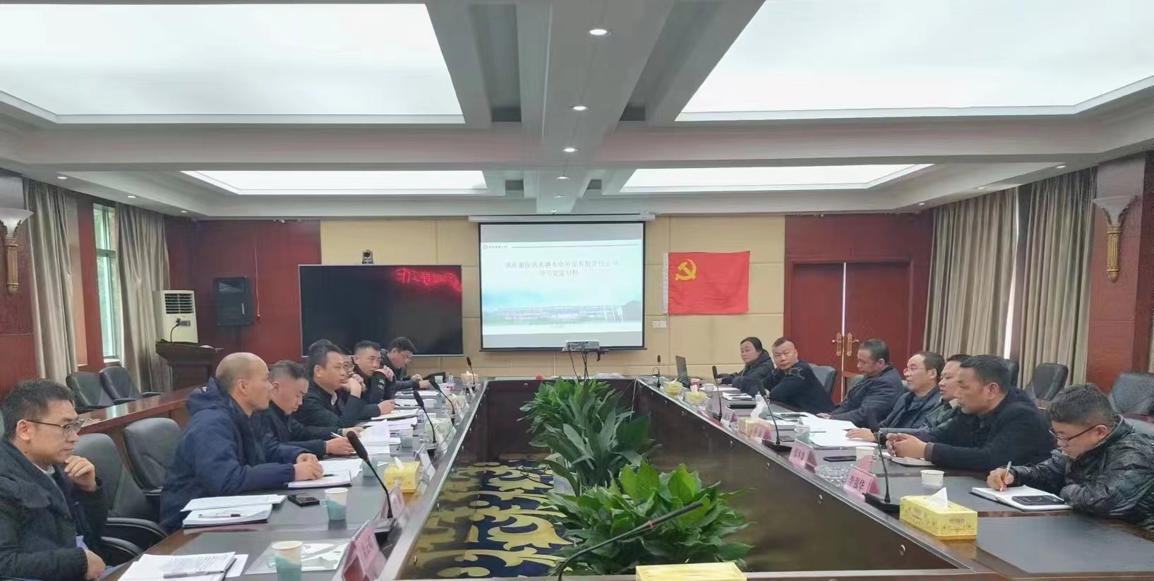 株洲航電分公司、空洲島公司聯合調研安江水電站和清水塘水電站